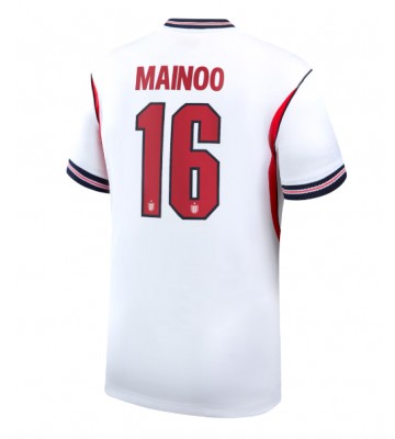 England Kobbie Mainoo #16 Replika Hemmatröja VM 2026 Kortärmad